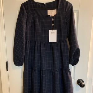 Gal Meets Glam Navy Brynn Dress